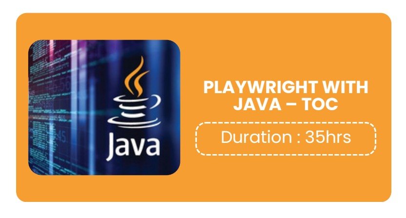 PLAYWRIGHT WITH JAVA