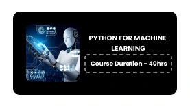 PYTHON FOR MACHINE LEARNING