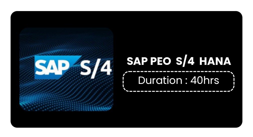 SAP	S/4HANA PRODUCTION ENGINEERING & OPERATIONS (PEO)