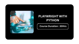 Playwright with Python Training in Pune Online