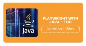 Playwright With Java Training In Pune Online