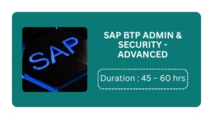 Sap Btp Admin & Security – Advanced Training In Pune Online